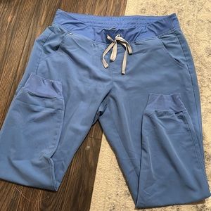 Figs jogger scrub pants - ceil blue